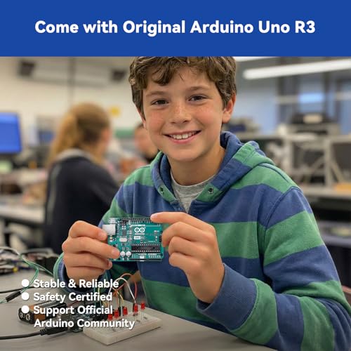 Image of SunFounder Inventor Lab Starter Kit with Original Arduino Uno R3 REV3 Multimeter 34 Projects 40+Video Courses RAB Breadboard Holder, RoHS Compliant, for Beginners & Engineers