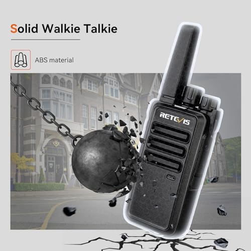 Image of Retevis RT68 Walkie Talkies Long Range Rechargeable (10 Pack) with Charger