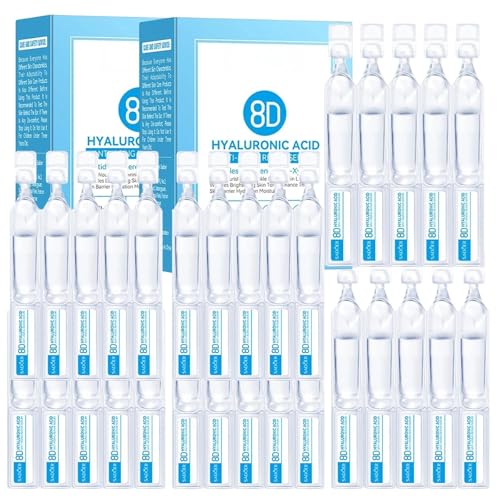 30pcs Hyaluronic Acid Microneedling Serum for Face Ultra Hydrating Serum Hyaluronic Acid Improves Fine Lines & Dullness Deeply Nourishing & Firming for All Skin Types