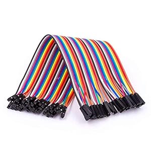 AZDelivery Breadboard Jumper Wire Cable 40 Pin Female to Female F2F Ribbon Cables compatible with Arduino and Raspberry…