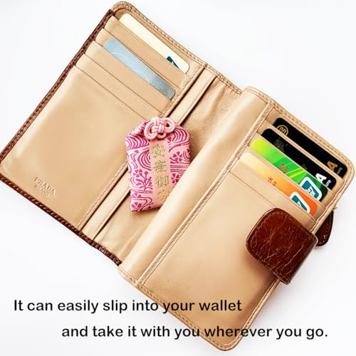 Image of Handmade Traditional Japanese Omamori Blessing Lucky Amulet for Pregnancy Safety Hanging Fortune Bag Gifts for Women Men