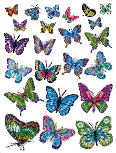 Preisvergleich Produktbild Sticker Herma MAGIC, Schmetterlinge, Crystal, PG / 1Bl