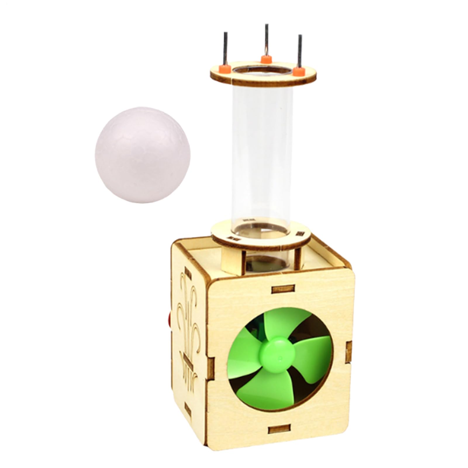 Science Project Kit – 6.69 Inches Air Suspension Model | STEM Learning Experiment – Wood Electronic Components DIY Assembly Hands On Educational Science Set Ideal For Classroom Activities