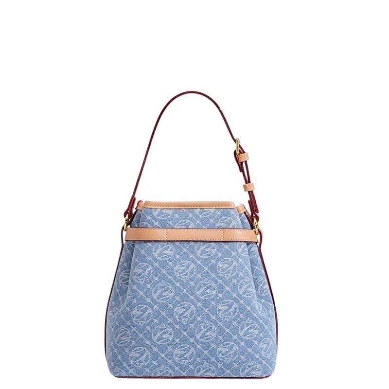 Denim Shoulder Bag for Commuting and Casual Outings - Versatile Handheld and Crossbody Design4