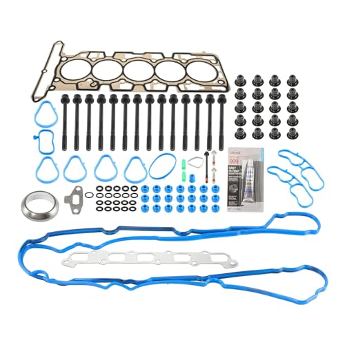 Image of KAC 28Pcs Engine Cylinder Head Gasket Kit Fit for 07-12 Chevy Colorado /Canyon 3.7L,07-10 H3 /H3t 3.7L,07-08 I-370 3.7L OEM# HS26390PT /ES71334