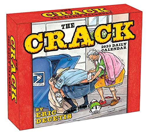 The Crack Calendar 2023 Daily Calendar (BOXEDDAILY 365 DAY COMBINED), 15.2W x 14.6H cm