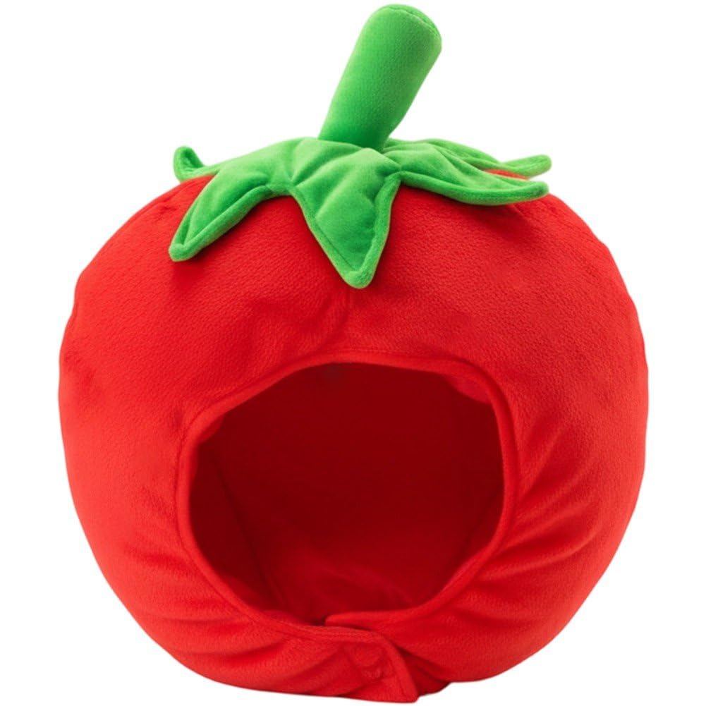 Amazon.co.jp: Vuogli ヘッドギア かわいい トマト 帽子 ぬいぐるみ