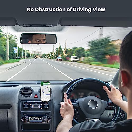 Image of Toreto Grasp-9 AC Vent Car Mobile Holder with 360 Rotational, Quick Release Button, Compatible with All Smartphones Devices (TOR-172)(Black)