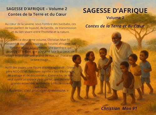 SAGESSE D’AFRIQUE – Volume 2 : Contes de la Terre et du Cœur: Dix contes africains sur la loyauté, la famille et la sagesse du cœur (French Edition)