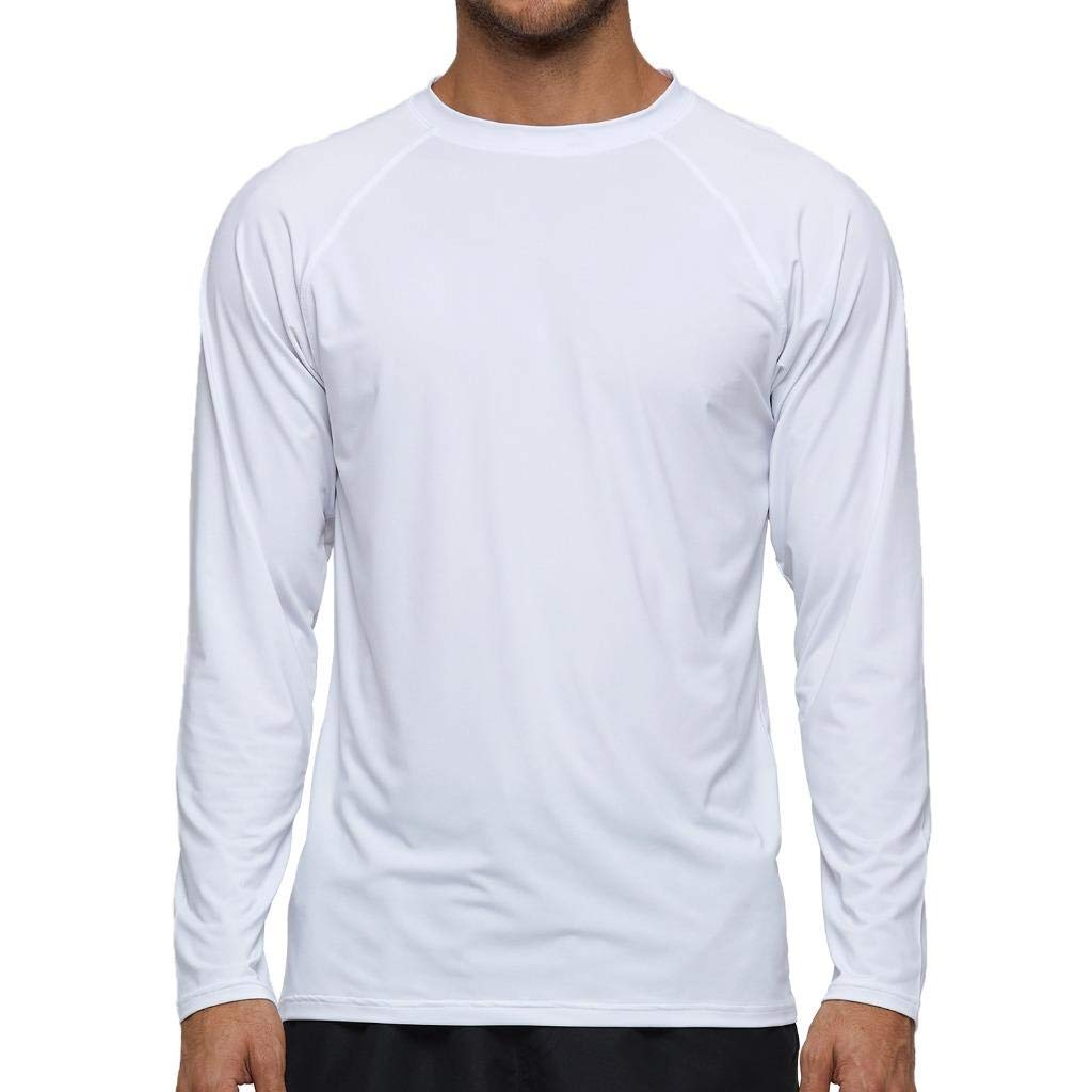 Arcweg UV-Schutz T-Shirt Herren Rashguard UPF 50+ Langarmshirt Sommer Tshirt Strand Schnell Trocknend Leicht Badeshirts Surfen Angeln Wandern Top