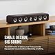 Polk Audio SIGS35CELWT Signature Elite ES35 Centerlautsprecher, schlanker, hochauflösender Center Lautsprecher, Hi-Res Zertifiziert, Dolby Atmos und DTS:X kompatibel, Weiß