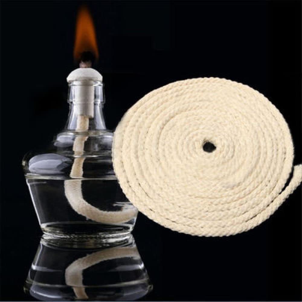 CHGCRAFT 80 Pezzi Stoppini In Cotone Per Lampade Ad Alcool, Olio, Cherosene E Candele, Ricambio Per Torce E Lanterne - 3