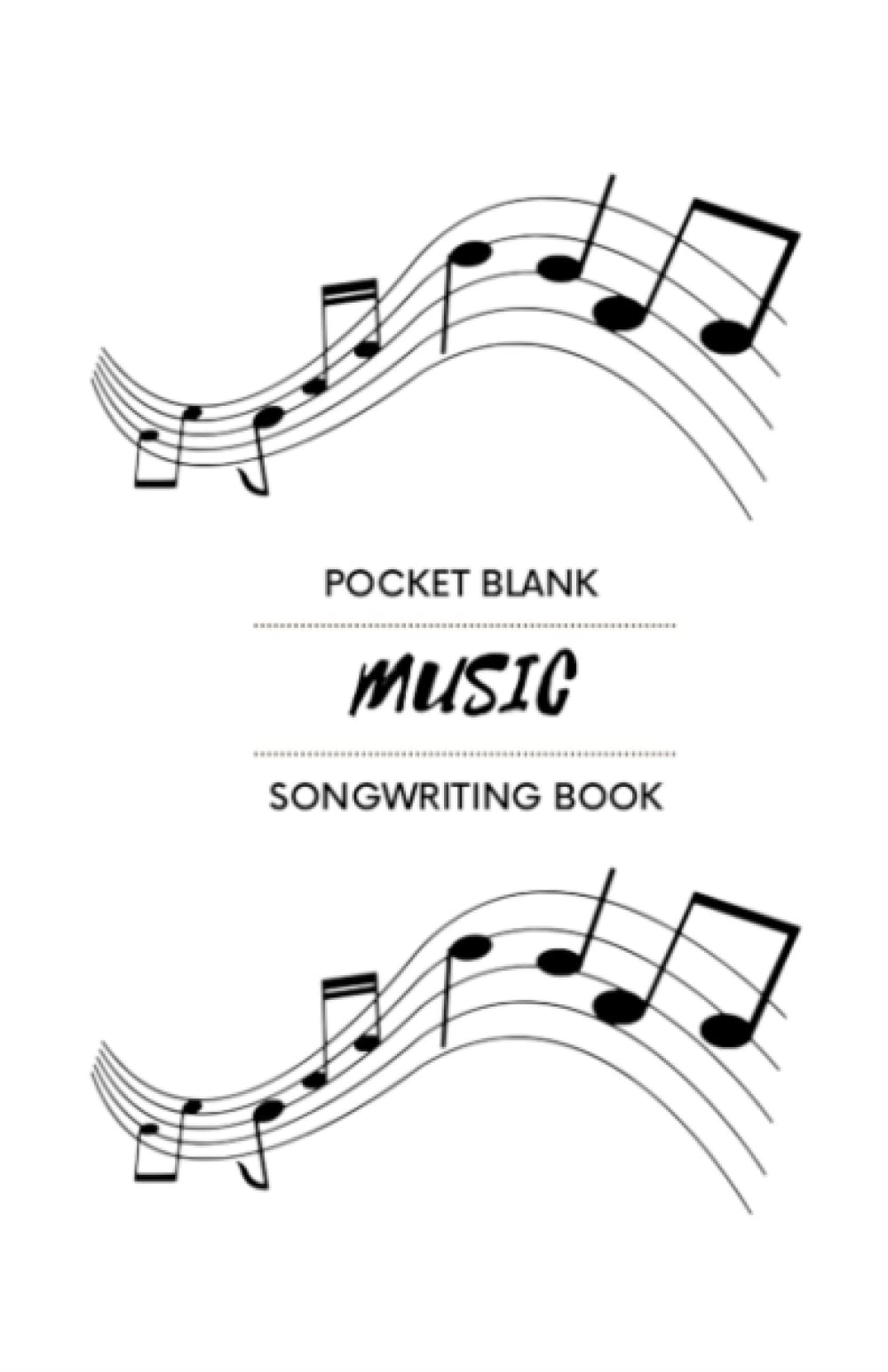 Pocket Blank Music Songwriting Book: Music Notebook Pocket