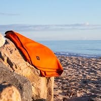 Arcturus Militärische Wolldecke, warm, dick, waschbar, ideal für Outdoor, Camping, Stadiondecke, Picknicks, Reisen, Auto- und Bushcraft-Überlebens-Kits, groß, 162,6 x 223,5 cm, 2 kg (Orange) – Ansicht 4
