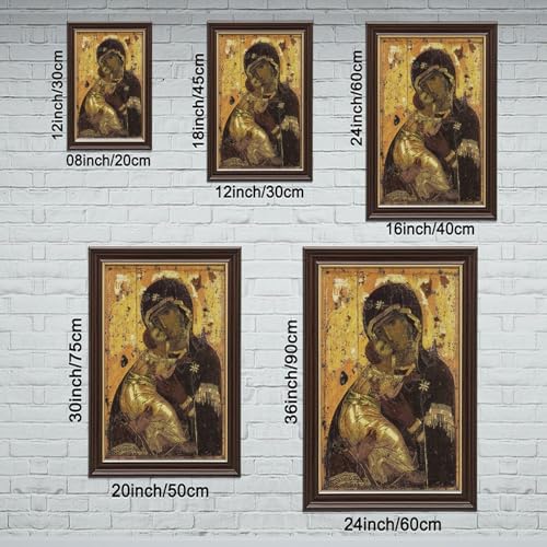 Cadre Jésus Christ Pantocrator Toile pour Mur Vide - 2