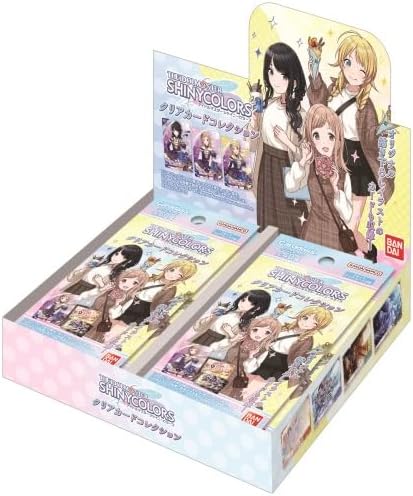 Bandai (BANDAI) Idol Master Shiny Colors Clear Card Collection (Pack (Box) 20 Pack