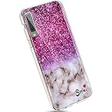 Ysimee Marmor Hülle kompatibel mit Samsung Galaxy A5 /A8 2018, Ultra Dünn Soft Silikon Schutzhülle Marble Anti-Shock Kratzfeste Handyhülle Weiche Handytasche Marmor Schale Bumper Hülle, Marmor #4