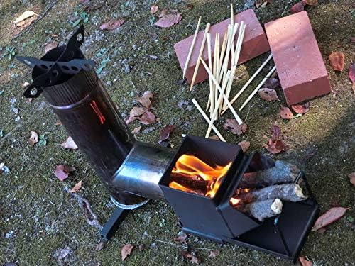 茄子紺 焚火アタッシュ『わんこ』 ロケットストーブ 防災セット