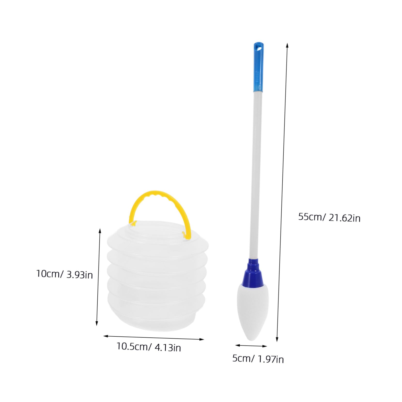 NUOBESTY 1 Set Calligraphy Brush with Extendable Water Bucket for Outdoor Writing and Calligraphy Practice for Adults Seniors and Uses Only Water for Clean Fun