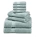 Ariv Collection Premium Bamboo Cotton 8-Piece Towel Set (2 Bath Towels 30
