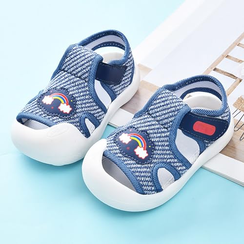 Baby Walking Shoes Boys Girls Anti Kick Breathable Lightweight Sports Sandals Kids Non Slip Soft Sole Quick Dry Slides2