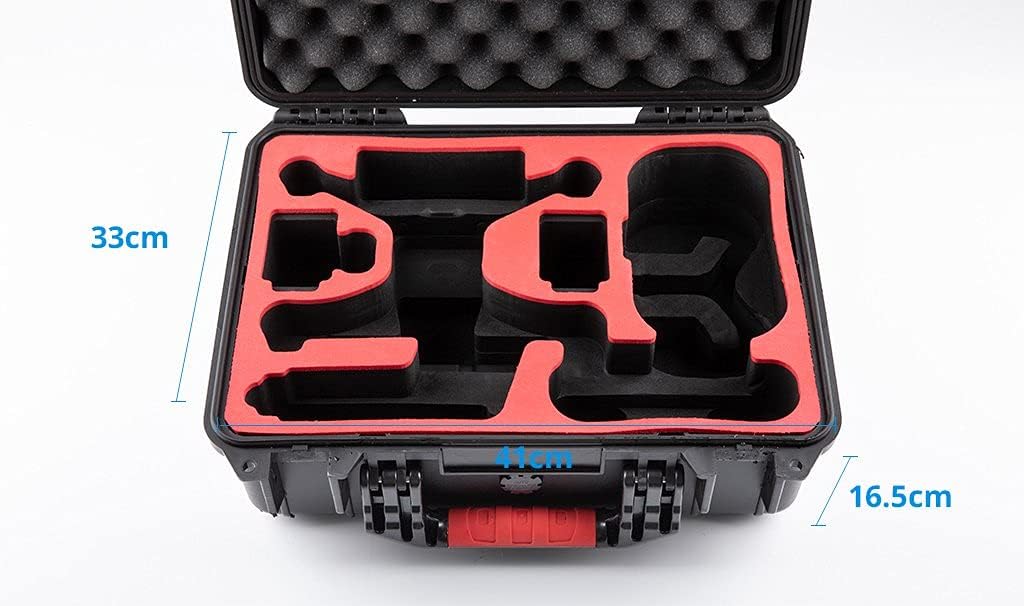 PGYTECH Safety Carrying Case for DJI FPV Drone DJI FPV Googles Remote Controller, Hard Shell Design IP67 Water Resistance