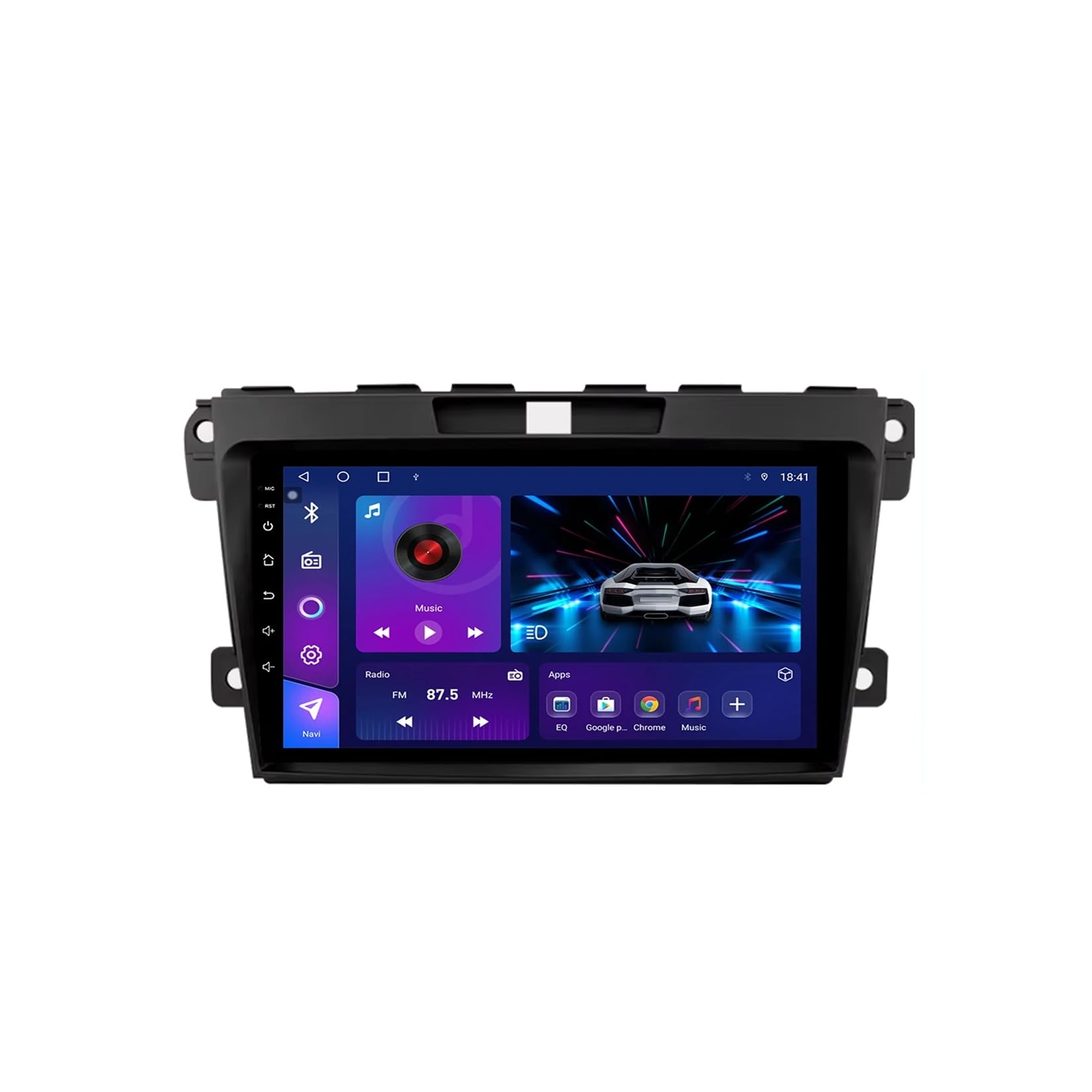 Radio samochodowe Android 15 2 DIN z 9-calowym ekranem dotykowym do samochodów MAZDA CX-7 CX7 CX 7 2008-2015 z kamerą cofania/Carplay/BT/FM/GPS/USB/WIFI/sterowaniem z kierownicy/audio samoch