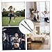 Battle Ropes, 2Pcs 18in Elastic Silent Spring Exercise Rope with Non-Slip Handle Cordless Portable Full-Body Fitness Equipment for Home, Gym, Travel Ropeless Battle Ropes Gym Rope
