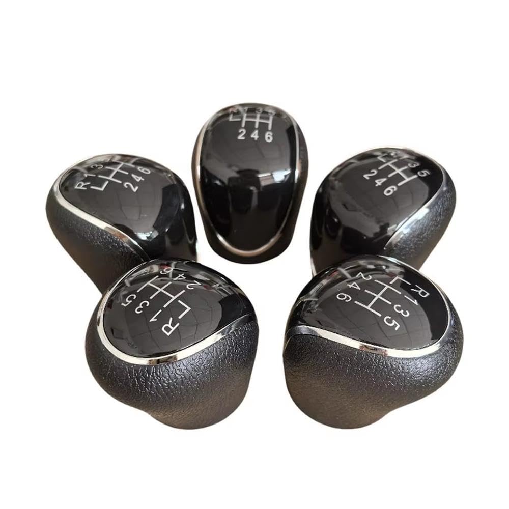 Ydxherta 5Pcs Auto Accessory Leather Gear Shift Knob Lever 6-Speed For Jac Refine S3 S5 S7 T6 T8 Handball Gear Lever Manual(5Pcs)