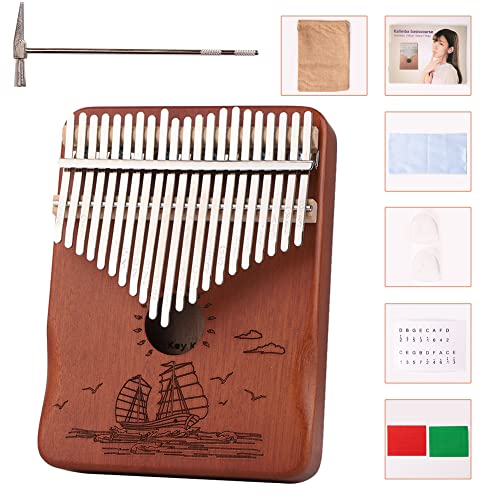 LYEAA Kalimba à 21 touches, kit de piano à pouces avec sac de protection, Marimba portable, instrument de musique Mbira… - Les Beatles, Paul McCartney, John Lennon, RIngo Starr, George Harrison LYEAA Kalimba à 21 touches, kit de piano à pouces avec sac de protection, Marimba portable, instrument de musique Mbira… – Image 3