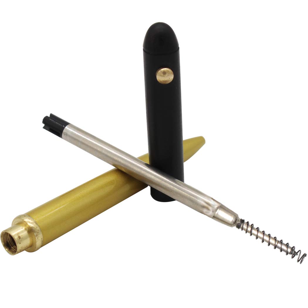 Penna A Sfera In Legno Gullor Ingenuity, Fatta A Mano, Con Cappuccio In Ottone, Punta 0.5 Mm - 3