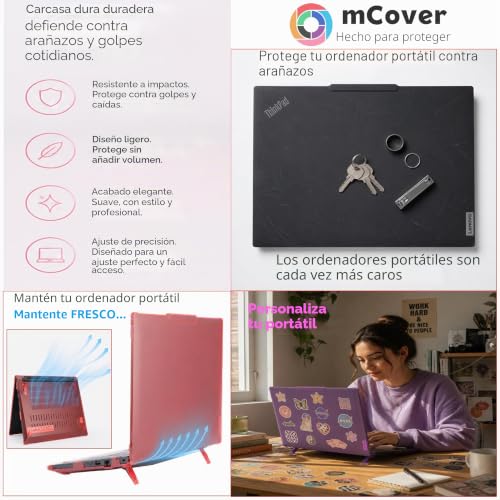 Funda rígida mCover Lenovo Slim 3 15AHP10 15IRH10 verde de alta resistencia a medida 2