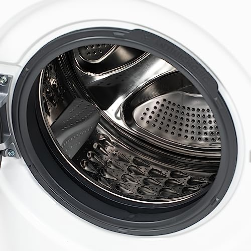 Willow WWM101400IW 10kg 1400 Spin Washing Machine with BLDC Inverter System, Child Lock, Antibacterial Door Seal, One Touch, 2 Years Warranty - White
