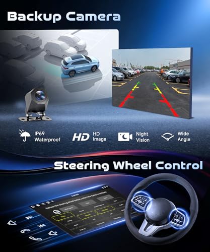Radio para coche con Android Auto y Bluetooth para Passat y Tiguan 6