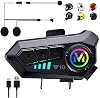 Abbruch Waterproof Bluetooth Helmet Headset Motorcycle Intercom 2000 mah Battery Capacity