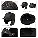 Unisex Aviator Earflap Hat Faux Leather Women Pilot Cap Adult Men Winter Trooper Trapper Navy Medium 56-58cm 22