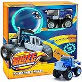 Blaze and The Monster Machine TurboTwist Racers - Race Track Set (Crusher TurboTwist Racer) (Blue)