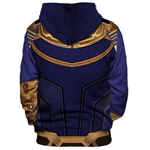 Image of 3D Captain Fashion Cosplay Hoodie Jacket