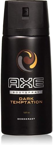 AXE Spray corporal para hombre, tentación oscura, 4 onzas, paquete de 2