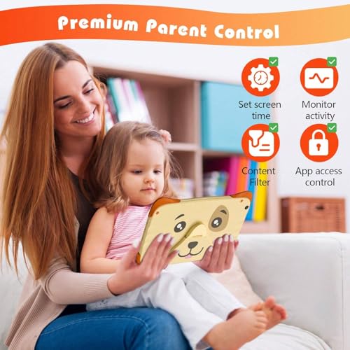 Wnicek 軽量キッズタブレット/8インチ IPS HD/2GB RAM 32GB ROM/4000mAhバッテリー/WiFi付き/Android 13/子供向けABS樹脂製/学習玩具知育アプリインストール済み耐衝撃ボックス付属 の商品画像 4