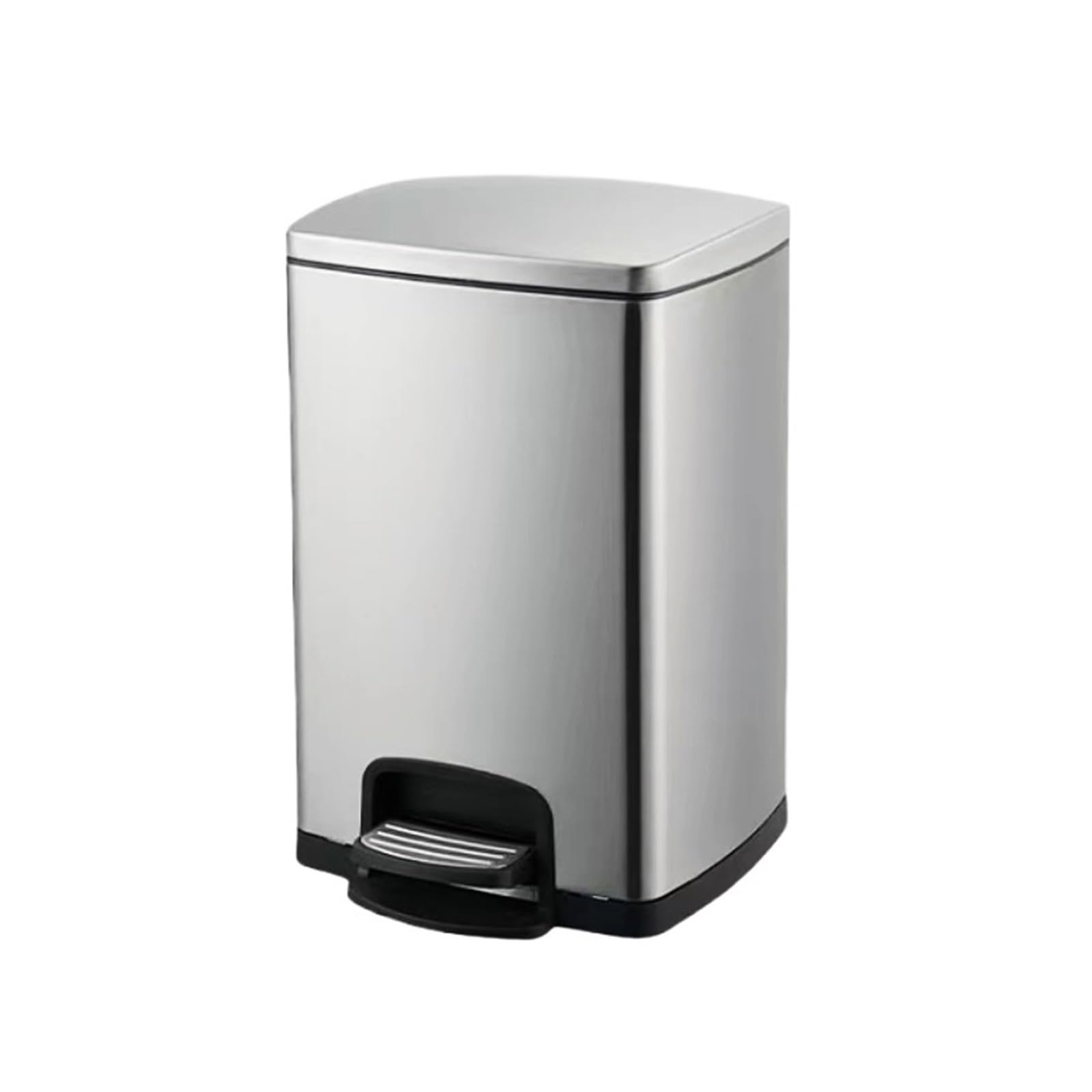Trash Can Foot Pedal Office Wastebasket for Bathrooms Garbage Can(Small)