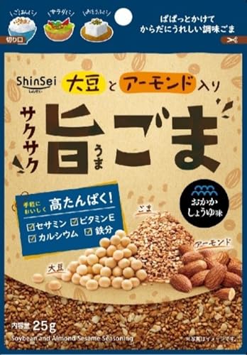 サクサク旨ごま おかかしょうゆ味 25 g × 10 袋