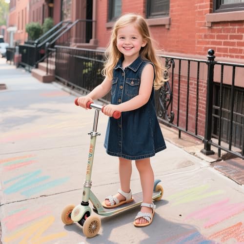 Image of Flaryzone Girls Sandals Open Toe Summer Flats Dress Sandals Shoes Toddler /Little Kid