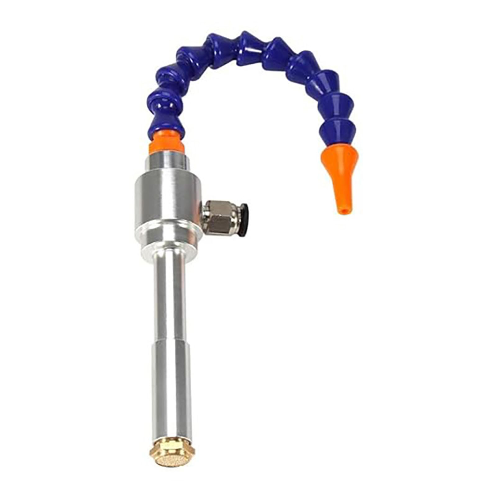 Jiapika Aluminum Alloy Cold Air Tool With Adjustable Outlet, Pneumatic Cooling Aid For Tight Workspaces, Directed Tasks And Part Service Cold Air Dry Cooling Vortexes Tube Coolers Pneumatic Tool
