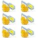 (6 Mesh Bags) Madelaine Solid Premium Milk Chocolate Traditional Hanukkah/Chanukah Gold Coins Wrapped In Italian Foils