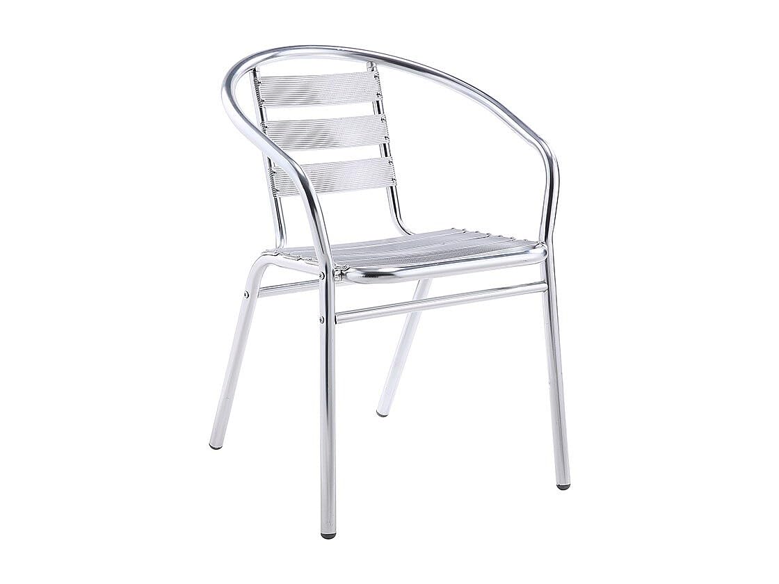 Venta-Unica - Conjunto de 2 sillas de jardÌn de Aluminio - Montmartre