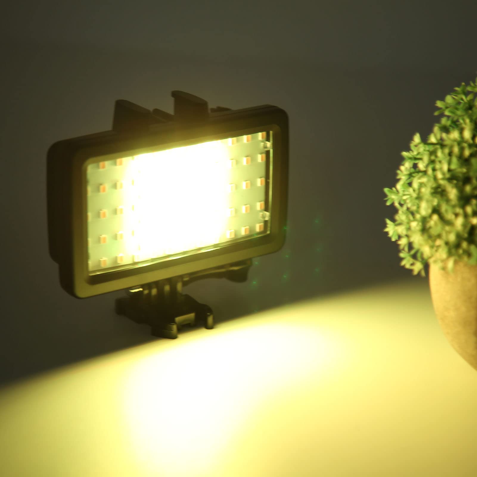 KIMISS Luce Immersione Impermeabile per Eroe 9 - SL -20 RGB LED Riempimento Luce con 8 modalità di Illuminazione, Ideale per la Fotografia Subacquea