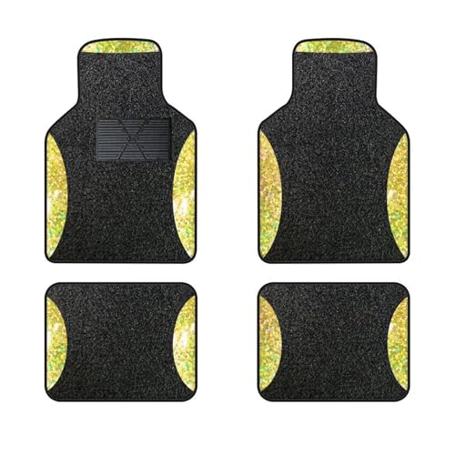 Alfombrillas universales para coche negras juego de 4 piezas con accesorios de suelo e interiores