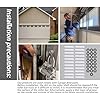 XTPTFABS 22Pcs Garage Door Quiet Hinge Sleeves Shaft Gaskets Compatible With New Rollers or Rollers With Clean Stems (ID-11mm; OD-11.90mm; L-80mm)