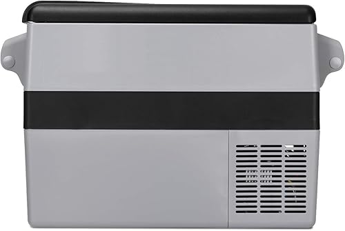 Miniatura 9 de COSTWAY - Refrigerador eléctrico de coche de 12 V24 V con 3 niveles, pantalla LCD, diseño a prueba de golpes, nevera de viaje RV para el hogar,